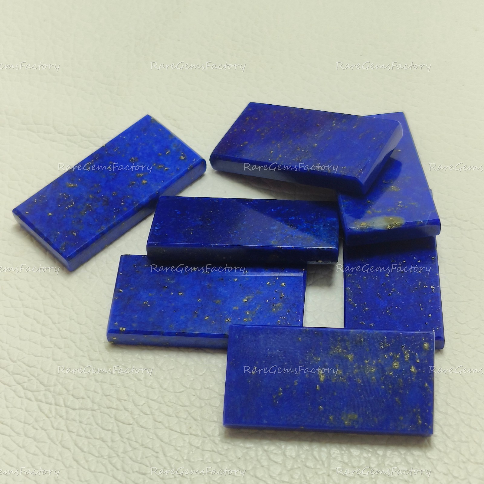 Natural Lapis Lazuli Rectangle Flat Cabochon Calibrated Gemstone 6x8mm-18x25mm