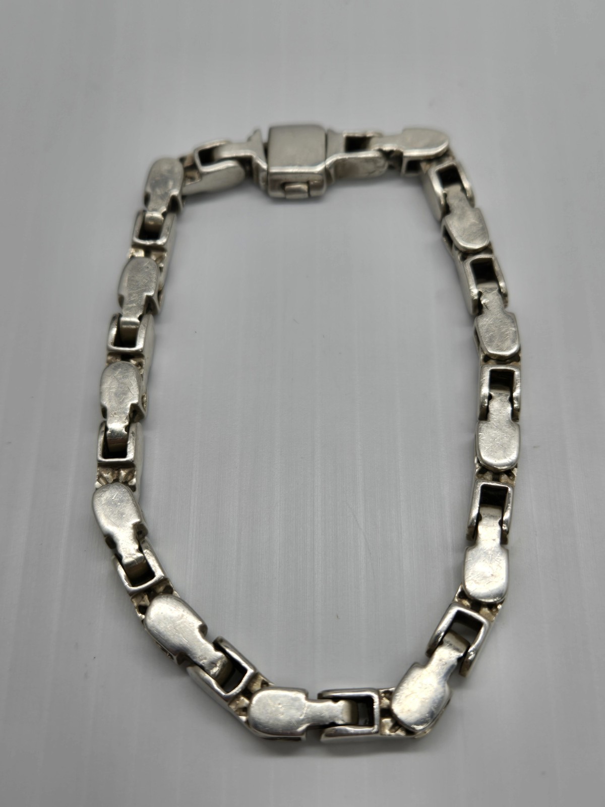 Sterling Silver Mens Heavy Link Bracelet | .925 | 9″ | 44.6 Grams | 5.7mm