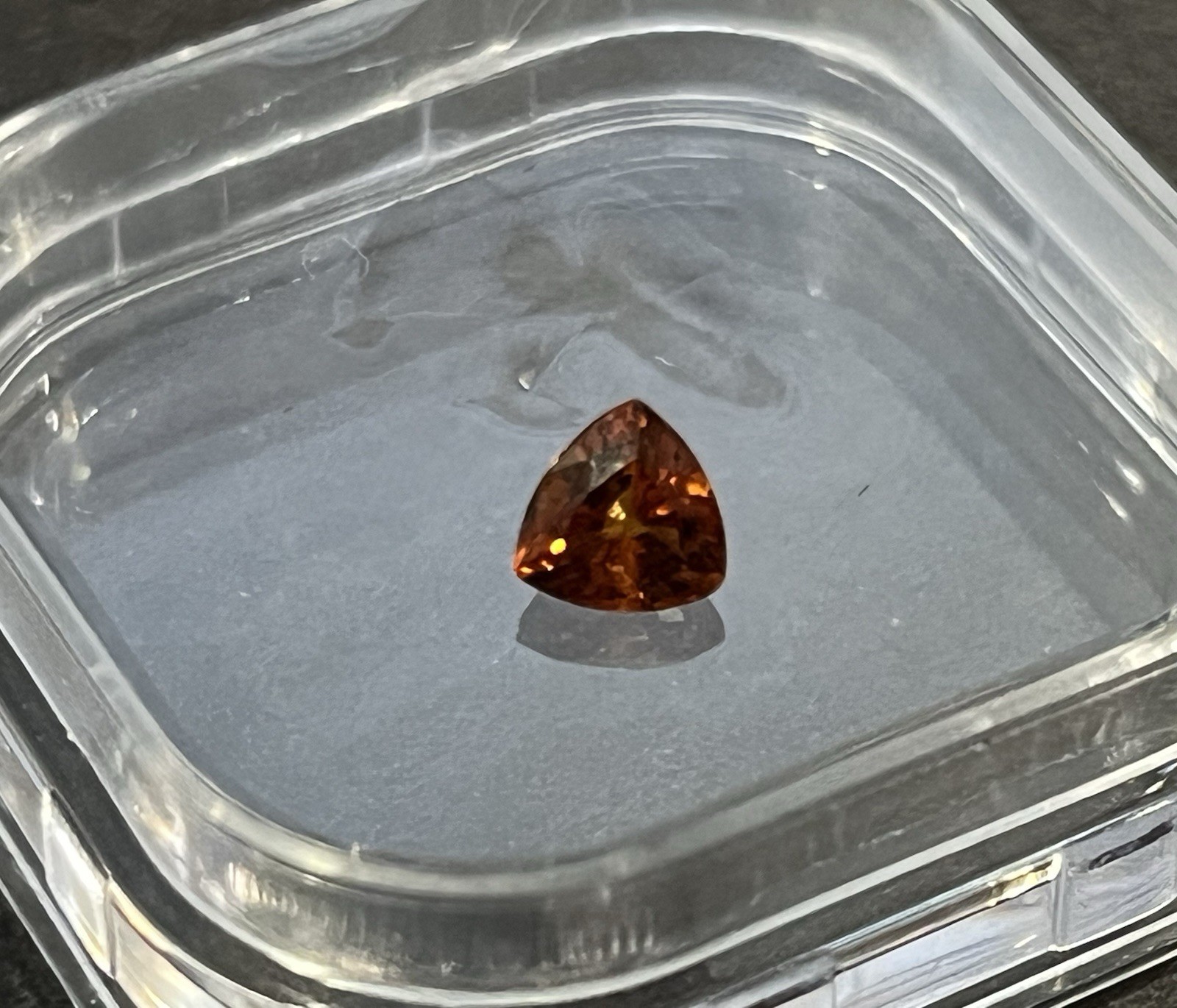 Spessartine Garnet (Mandarin Garnet) 0.80 Carats. Loose Gemstone
