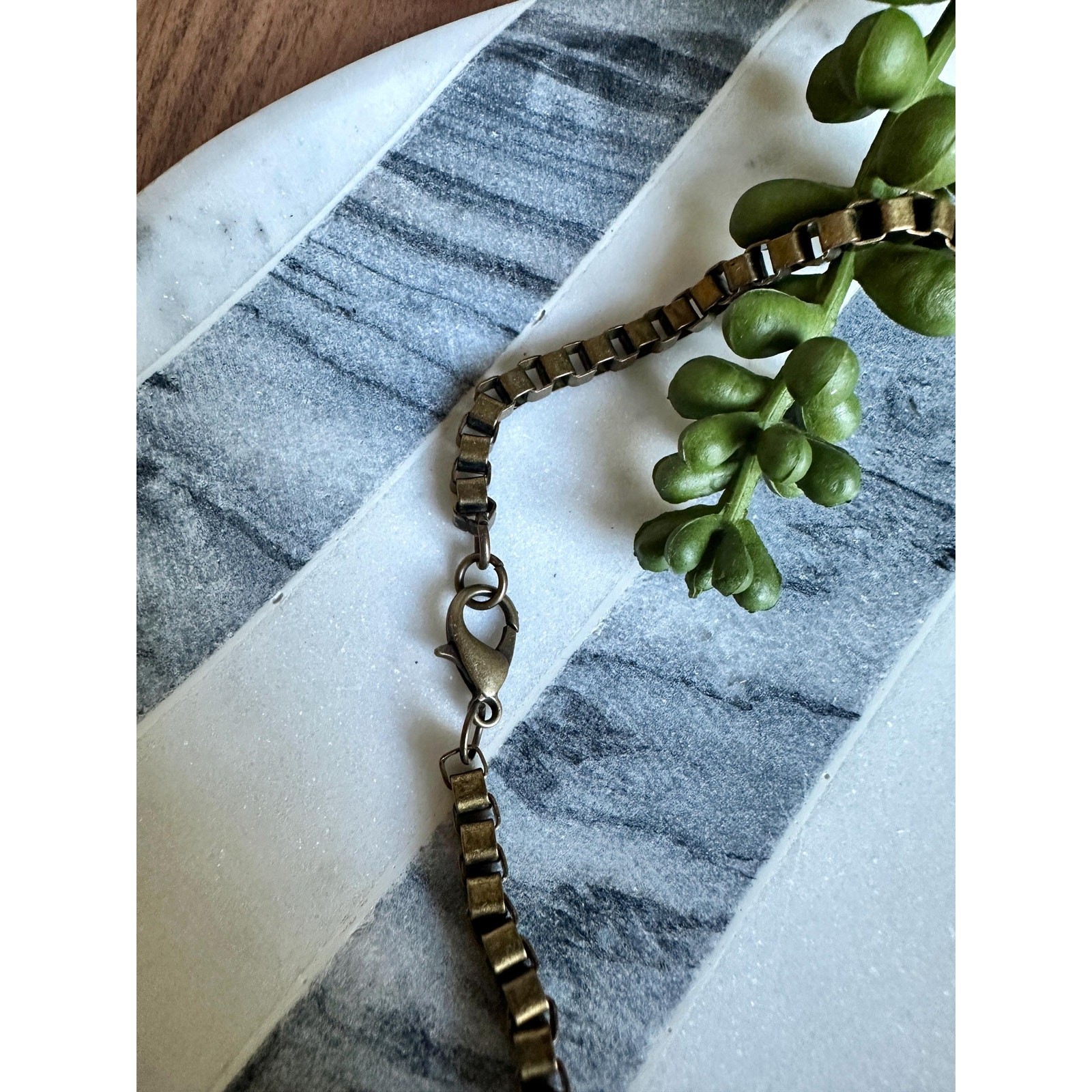 Vintage Lucite Pendant Necklace | Handmade One of a Kind