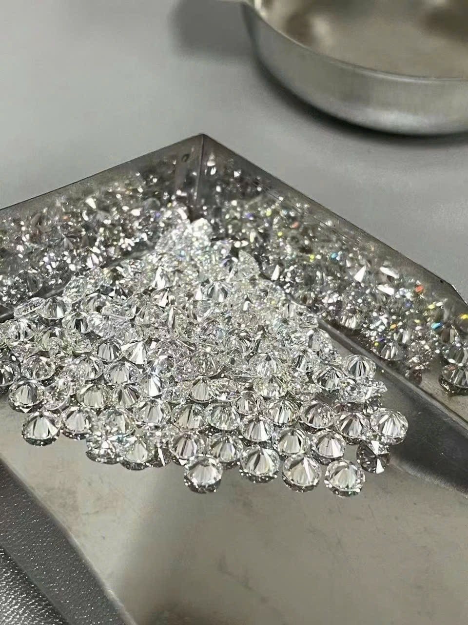 Europe 50Psc( 1.45mm – 1.55mm) Round DEF VVS-VS Lab Grown Diamond Free Shipping