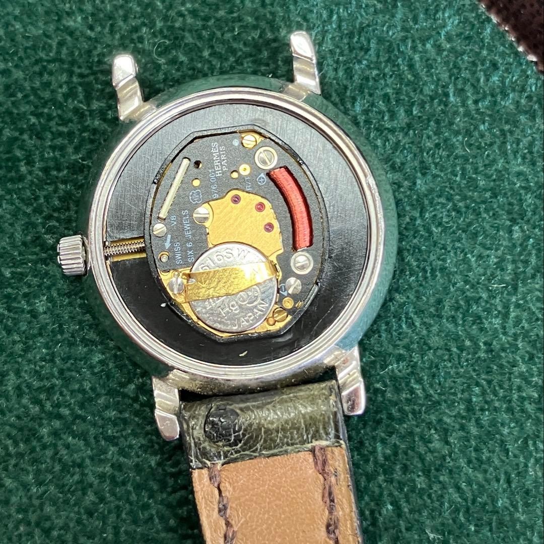 HERMES Sellier SE4.220 Ladies Quartz Watch Tested Working From Japan