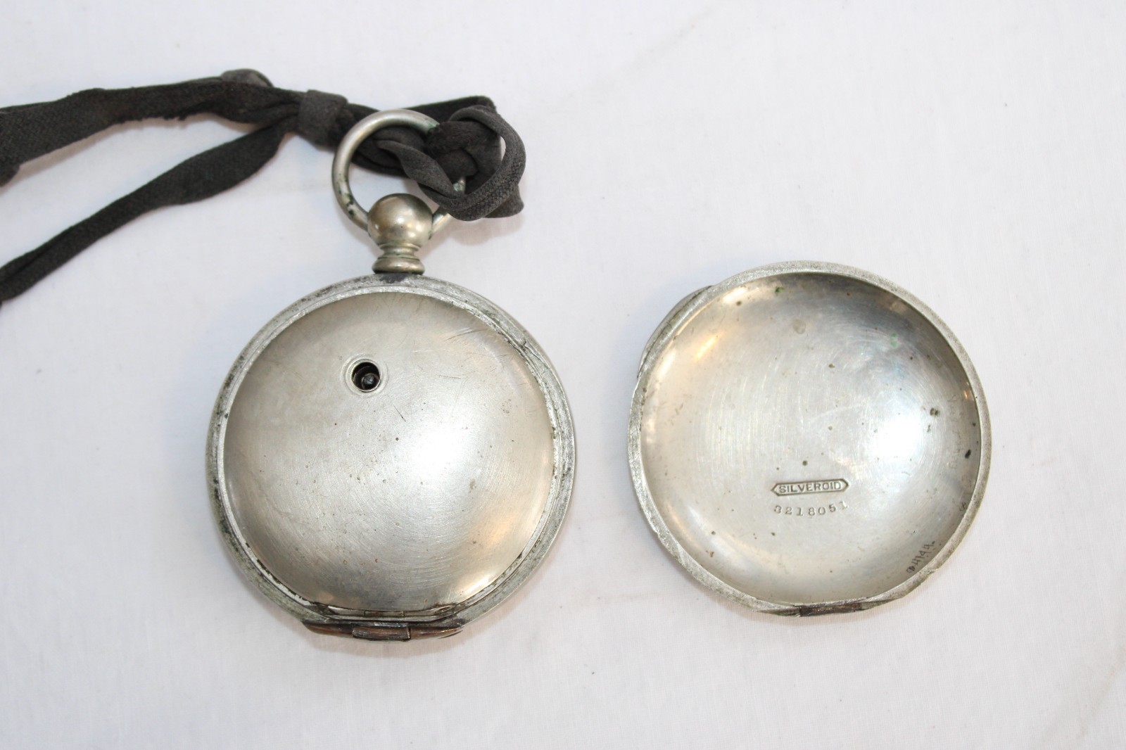 Waltham P.S Bartlett Silveroid Antique Pocket Watch Model 1877 Serial 2155189