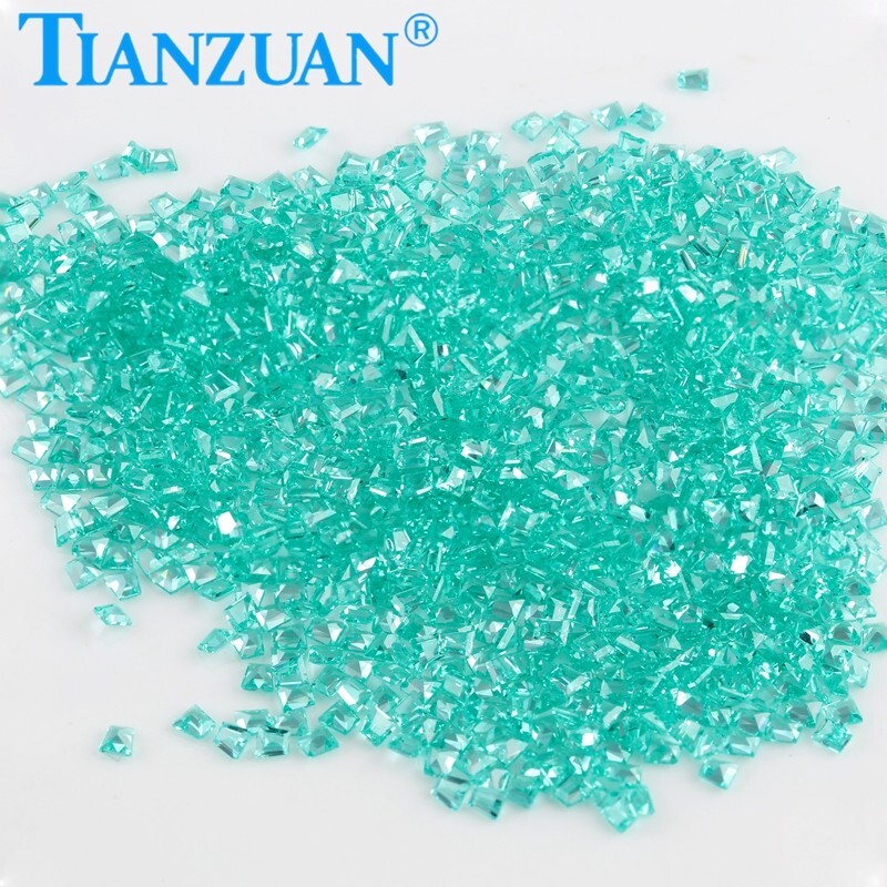 Small Size Trapezoid Shape YAG Paraiba Color Yttrium Aluminum Garnet Loose gems