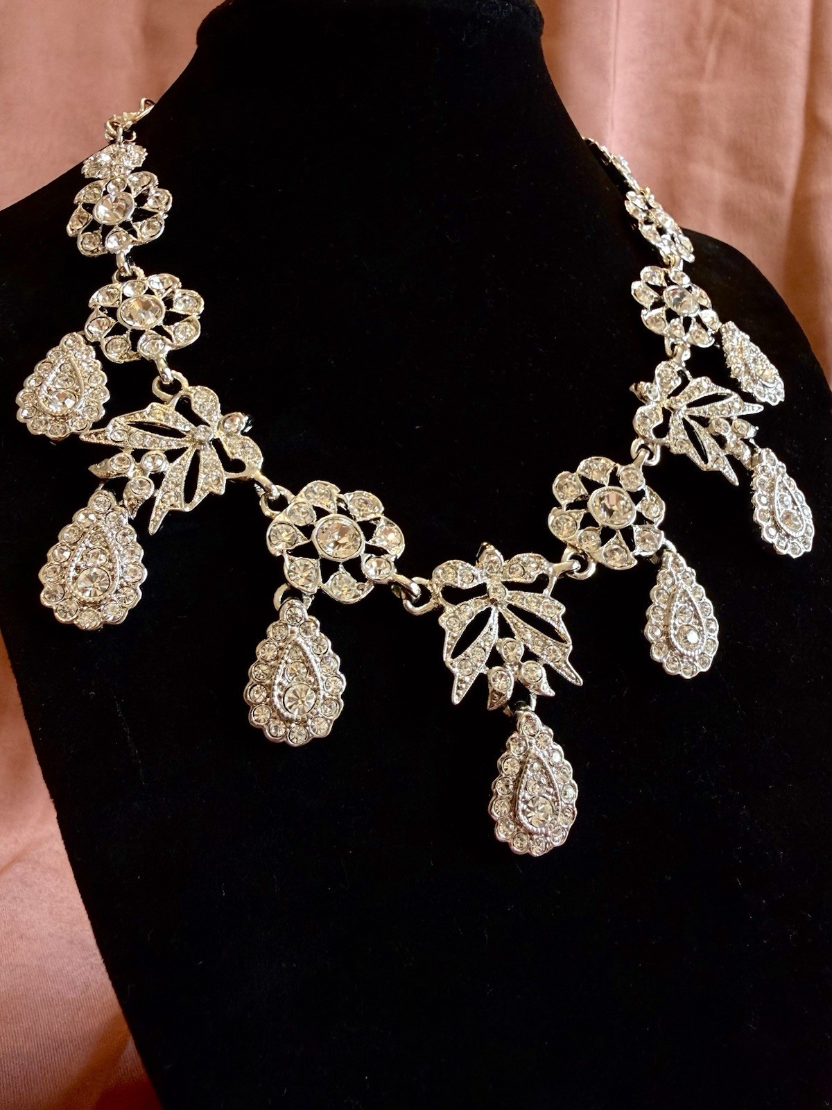 KJL Let Them Eat Cake Full Necklace Marie Antoinette Liz Taylor Kenneth Jay Lane