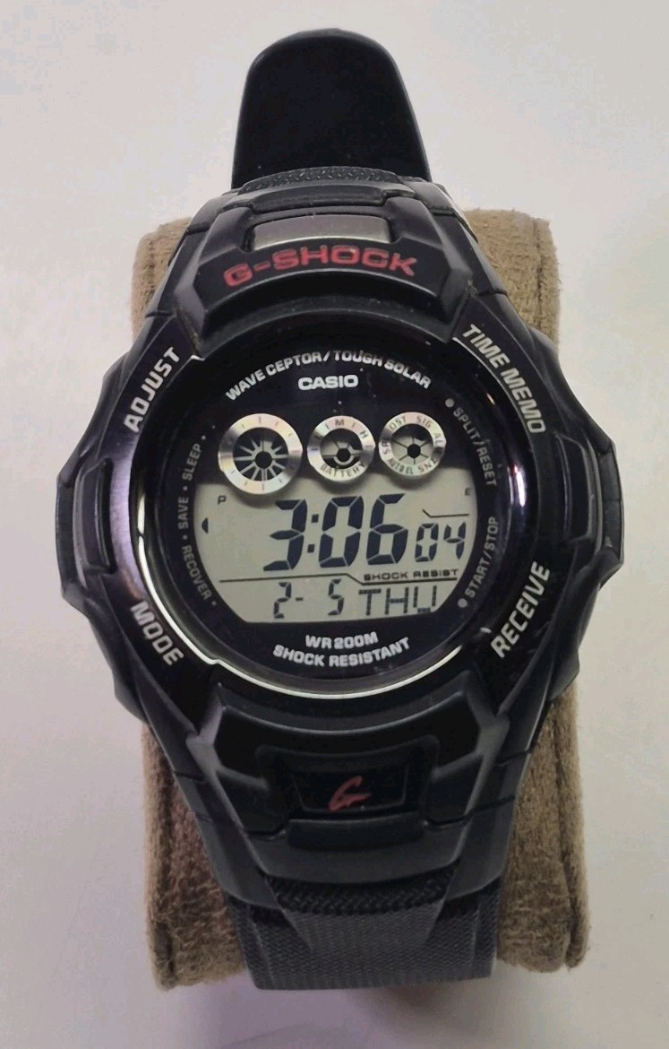 Genuine Casio G-Shock GW-530A Tough Solar Watch, New BATT. Tested Works. NRMINT!