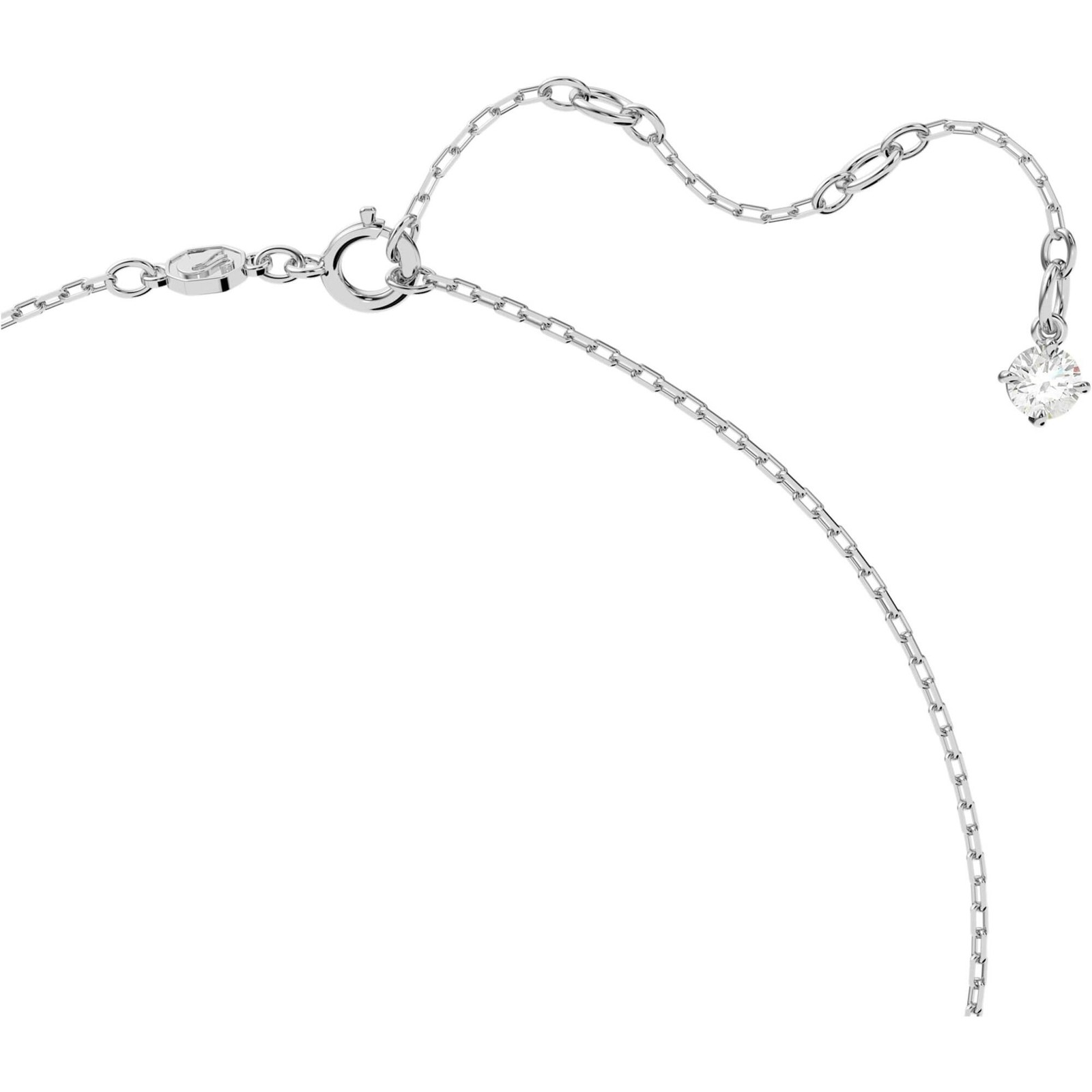Swarovski Women’s Pendant Necklace Una Blue Octagon-Cut Dancing Stone 5640289