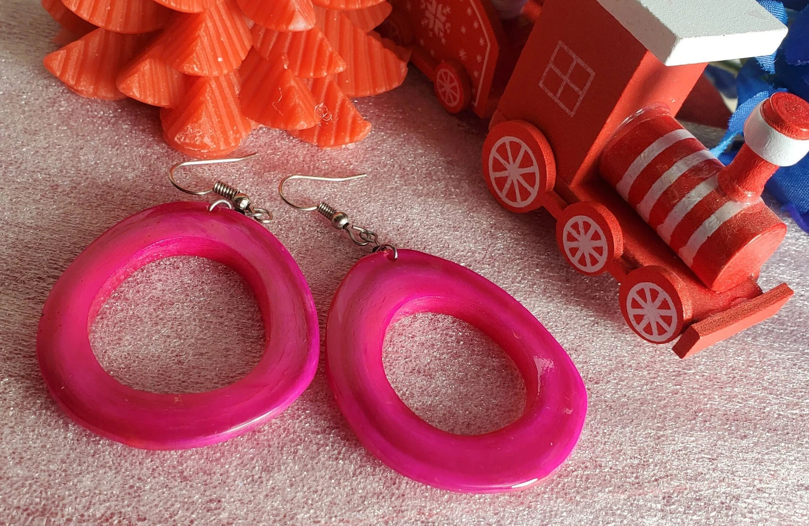 african bone earrings