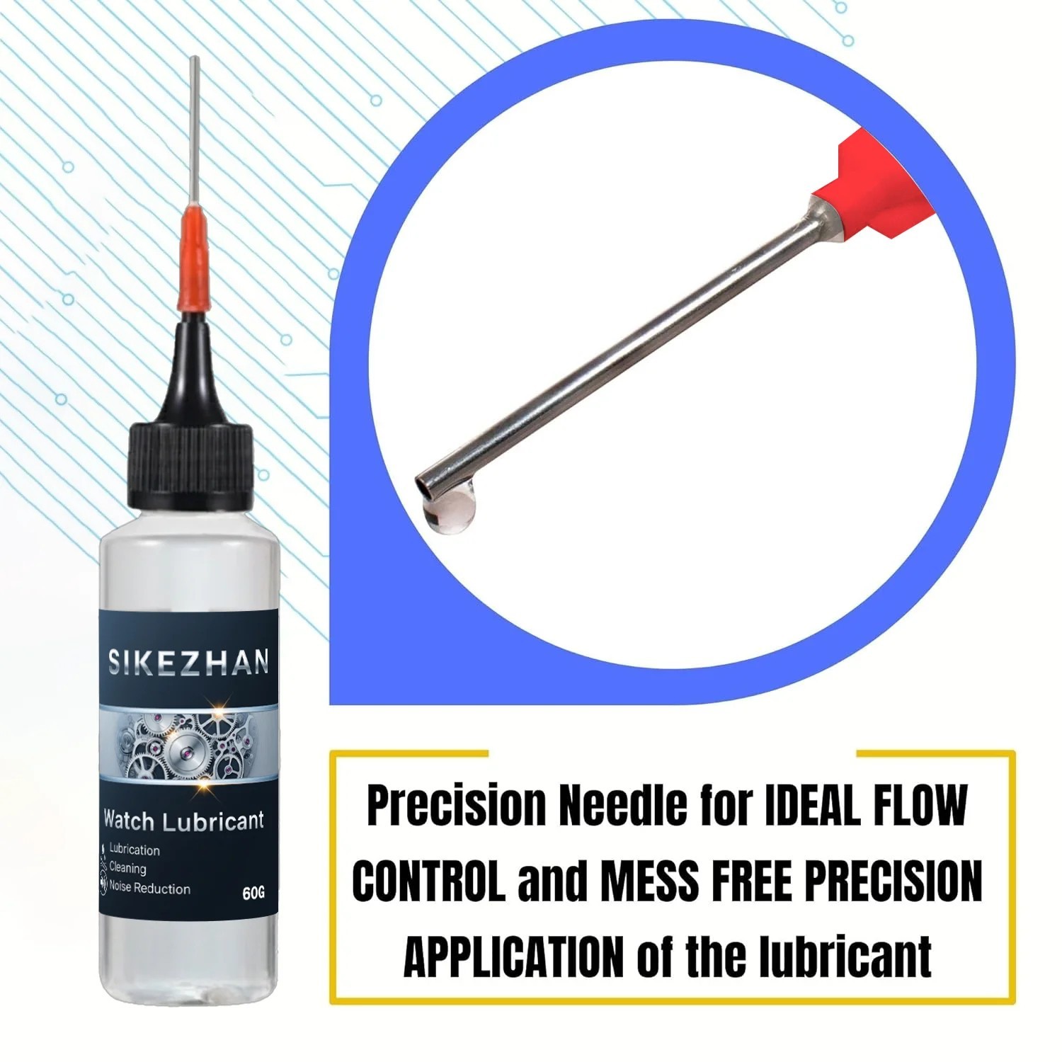 **Watch Lubricant Oil Precision Maintenance for Movements Gears Repair Tool**