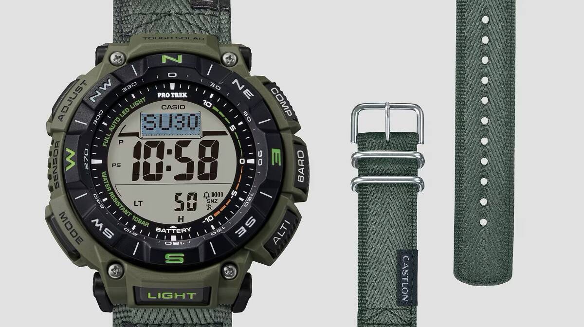 Official CASIO PRO TREK Climber Line Digital Solar Compass Barometer Temperature
