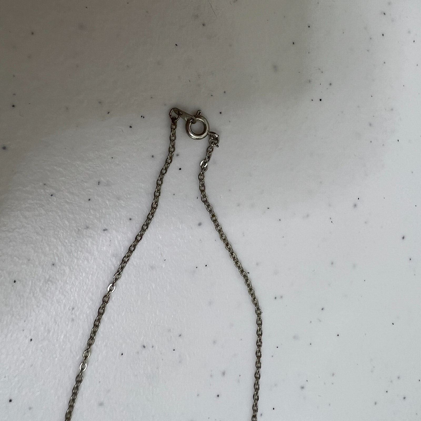 Chain 17 18 Inch Silver Tone Thin Dainty Short Basic Link Everyday