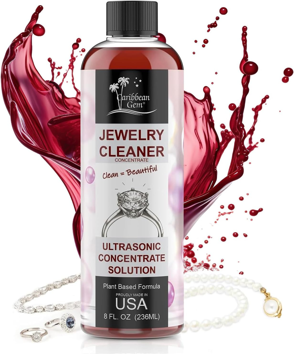 Ultrasonic Cleaner Solution Concentrate – Highly Concentrated All Purpose Cle…