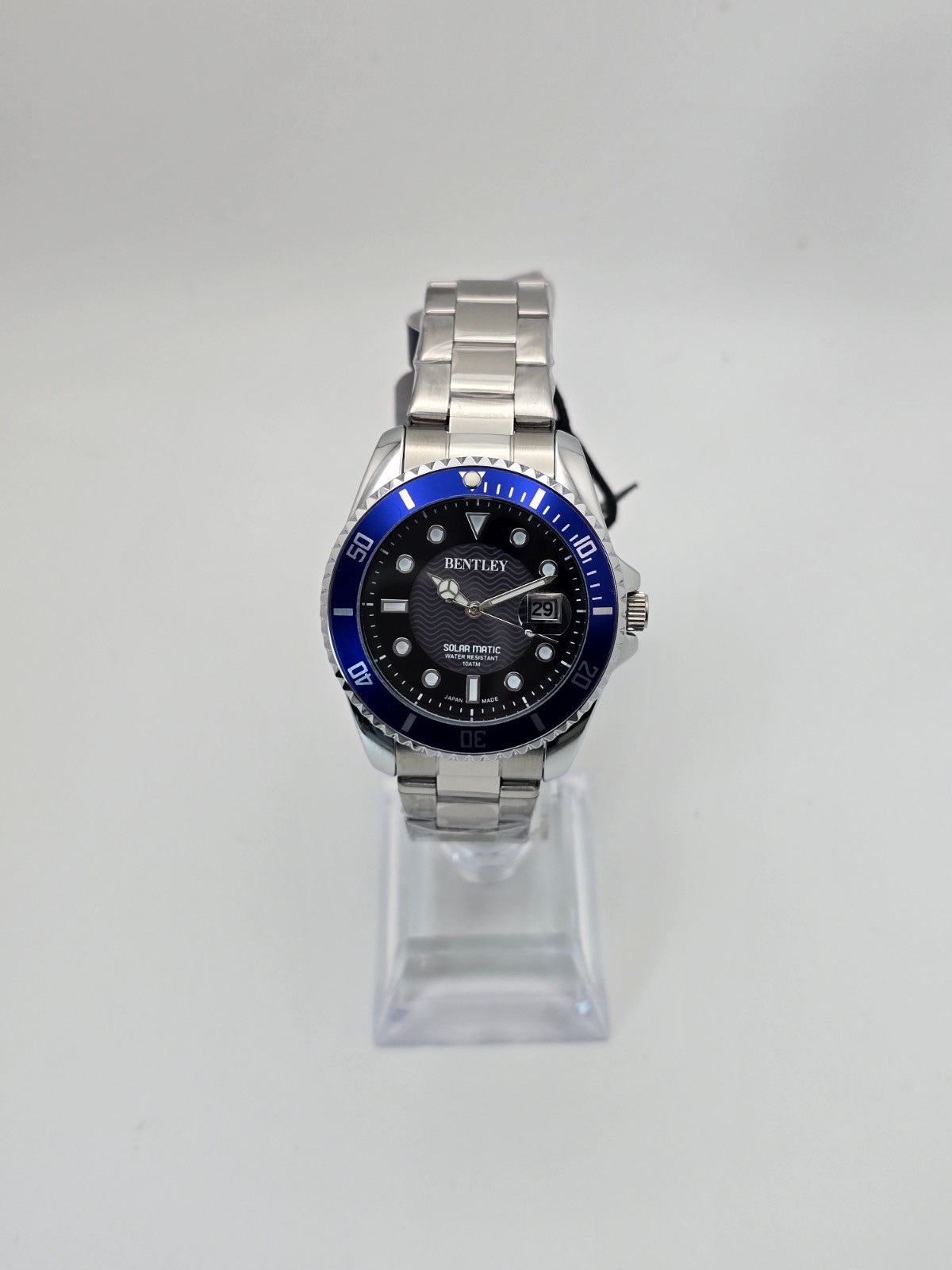 Bentley Solar Diver BT-AM388 Made in Japan 10 ATM Watch • Seiko Epson Solar Movt