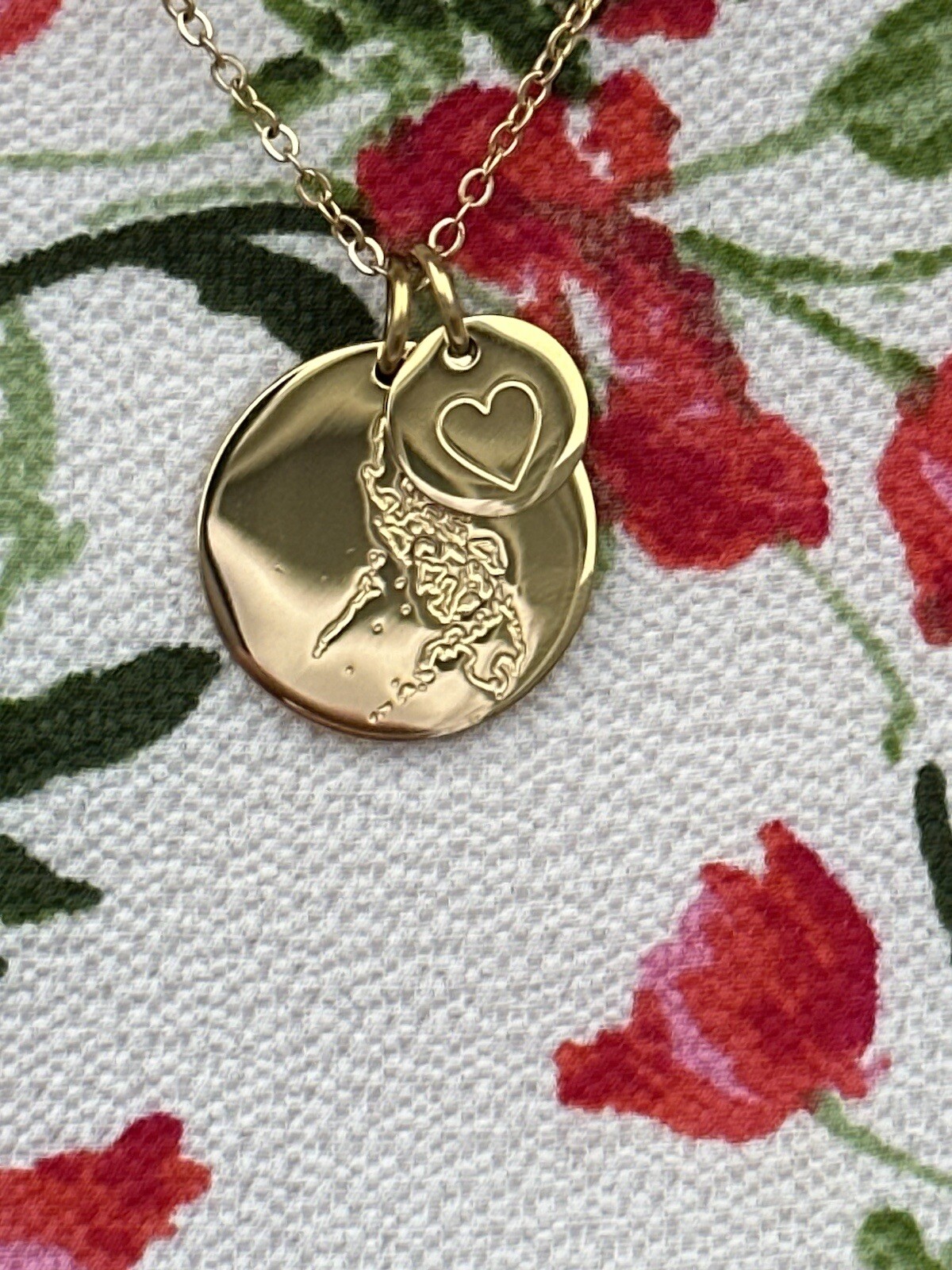 Philippines PHL Country Necklace Charm LDS Sister Missionary Mom Statesman Ties