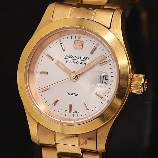Swiss Military 6-7023 Women’s Silver Dial Quartz Wristwatch