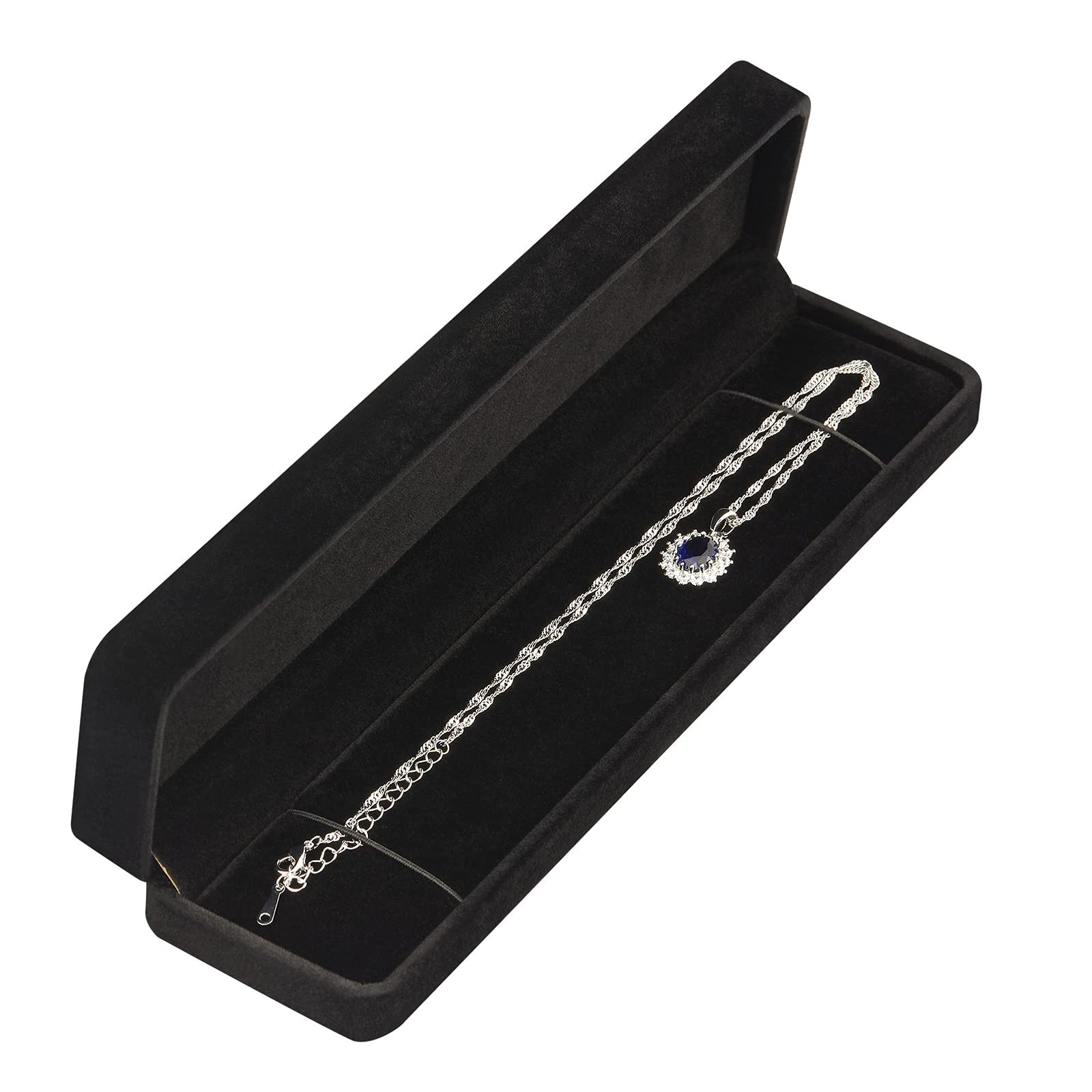 2026 wedding Elegant Black Velvet Bracelet Gift Box – No Bracelet Included