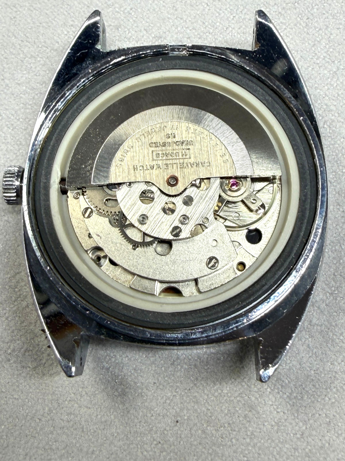Caravelle watch Set-O-Matic Automatic 17J Swiss Day Date Men’s working 1970’s
