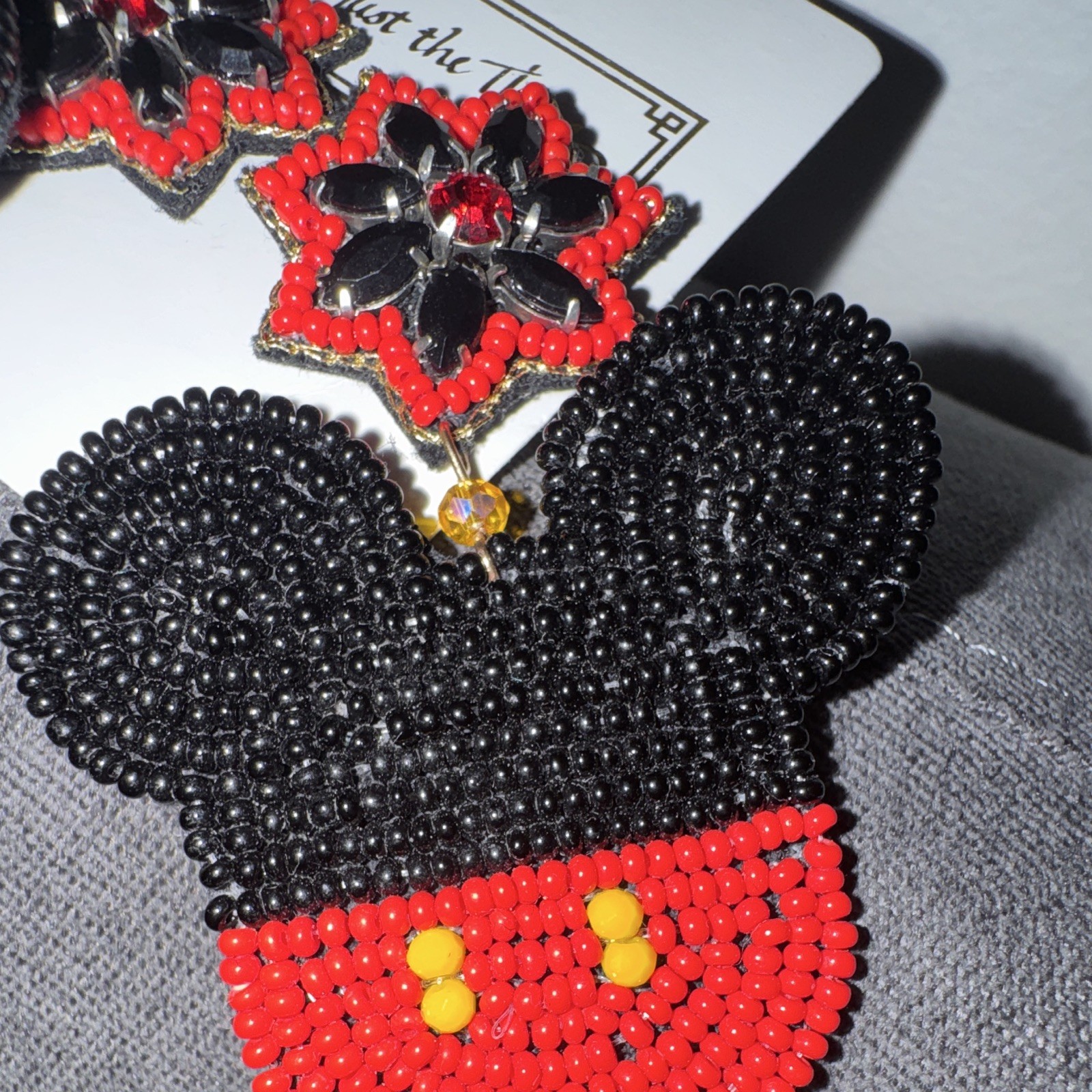 Mickey Mouse Dangle Earrings just the thing brand new