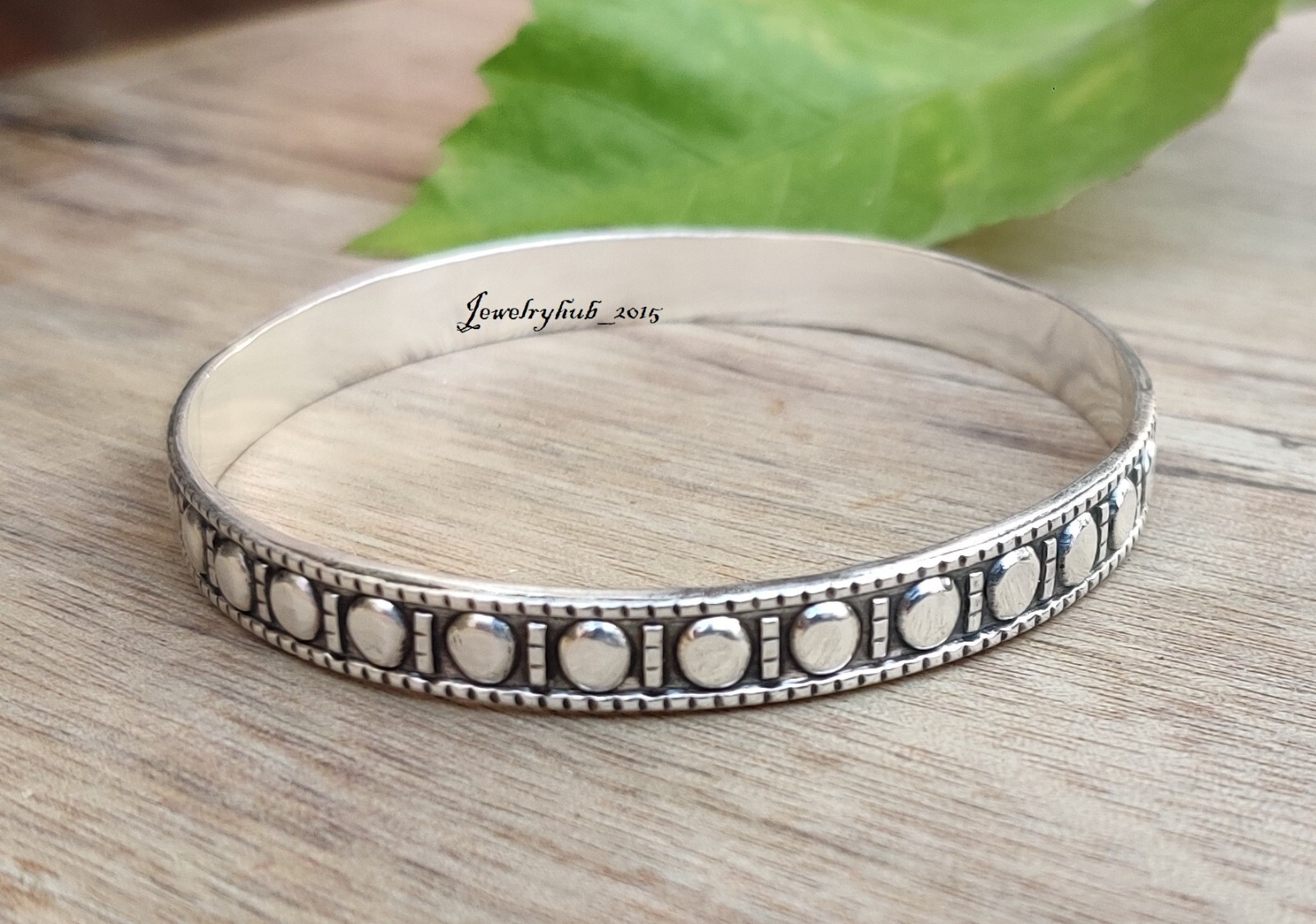 Silver Bangle 925 Sterling Silver Handmade Stylish Jewelry Gift for her MO5242