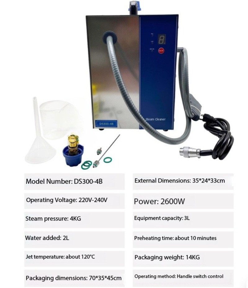 Steam Cleaning Machine Steam Blaster Small Steam Engine for Jewelry Plating