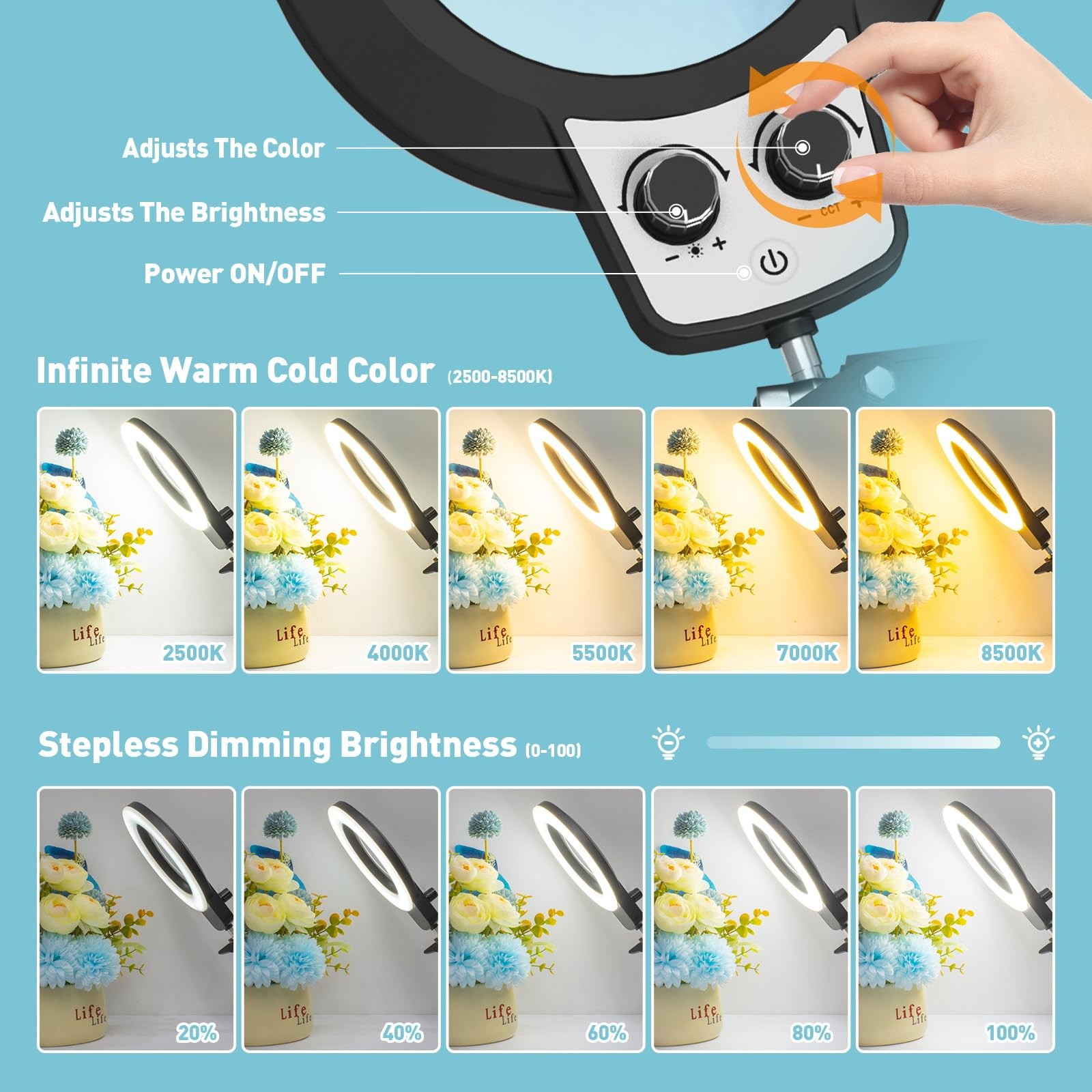 Helping Hands Soldering Station, 10X Magnifying Glass with Light