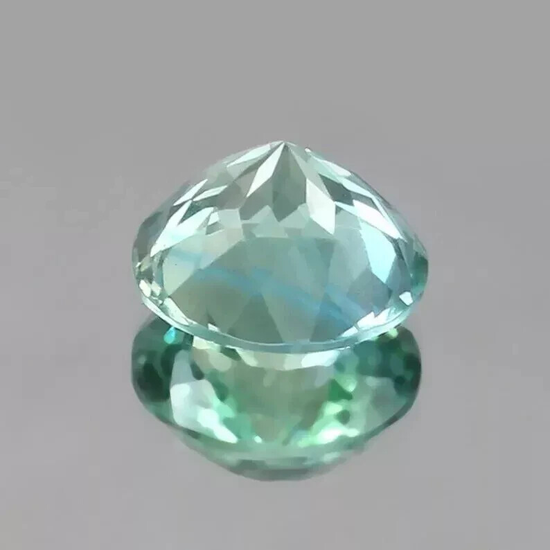 Natural 8.40 Ct Green Montana Sapphire Round Cut CERTIFIED Loose Gemstone+ Gift