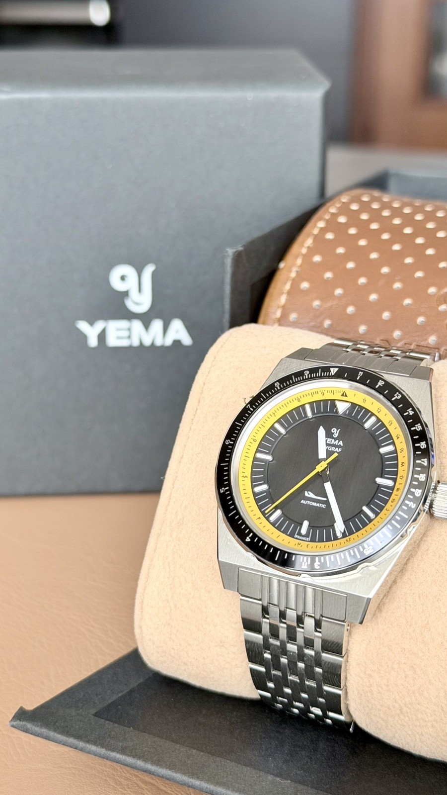 YEMA Flygraf CMM.10 Reissue 39mm Automatic Ref. 21.14.36.SN.M Mint