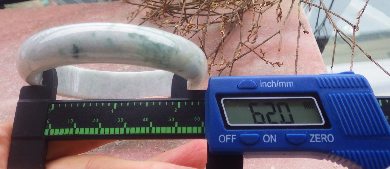 Video Certified Green Burma A JADE Jadeite Circle Bangle Bracelet 61 mm 404923