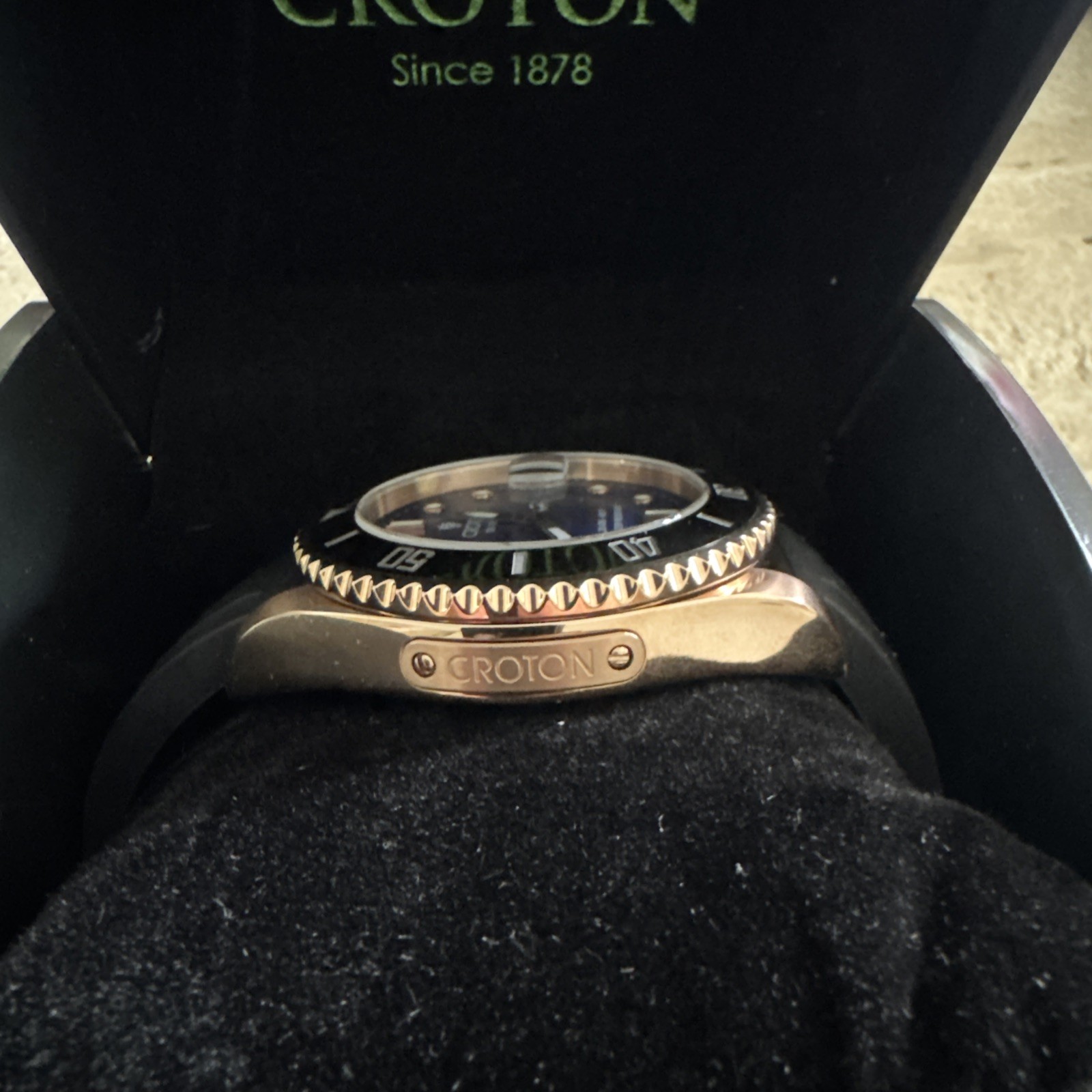 Limited Edition Croton Diver Quartz Watch CA301308BKBL New Unworn B/P/T