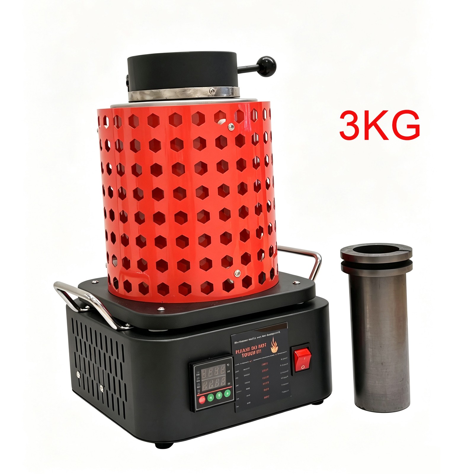 Electric Metal Melting Furnace 110V Gold Silver Smelting Machine 3KG 5KG Kit