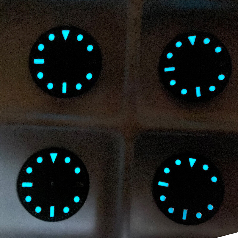 28.50mm Dials C3 Luminous Parts Fit nh35 nh36 nh38 Miyota8215 Eta 2824 Movement