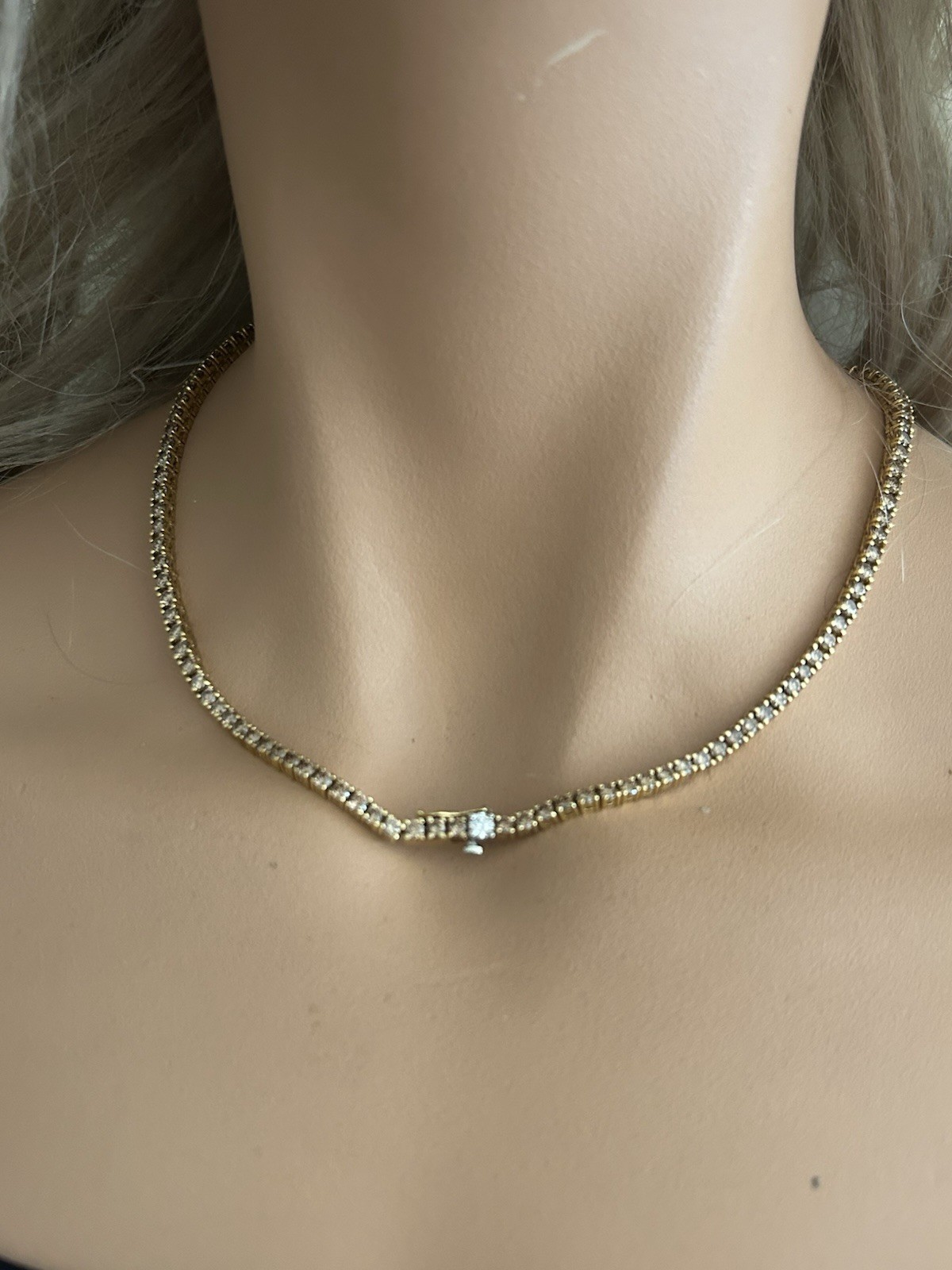 18k Gold Fancy Diamond 26.75 Ct Necklace By Michael Werdiger US