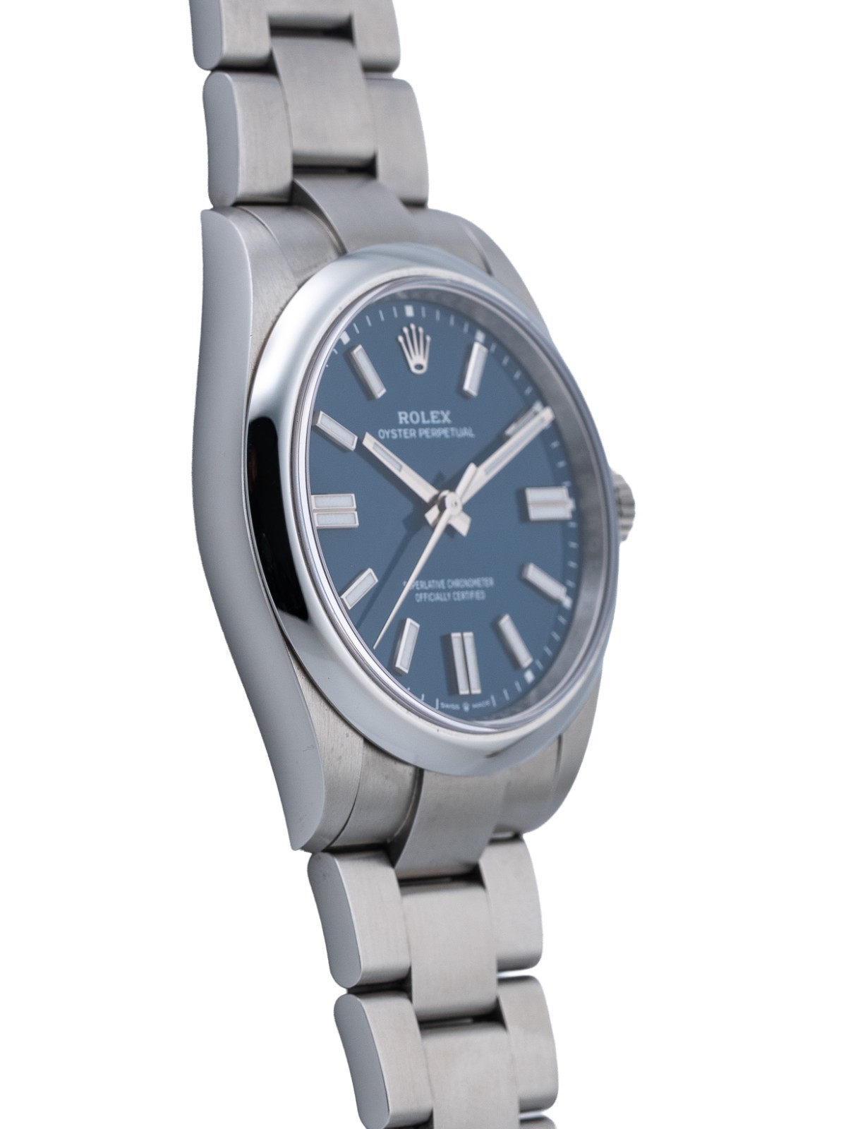 Rolex Oyster Perpetual 41 Stainless Steel w Newest ‘MED’ Blue Dial – Ref 134300