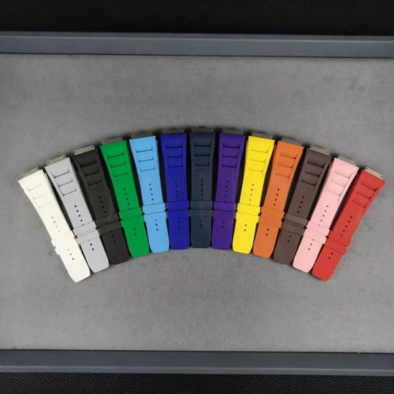 Replacement Medium Rubber Watch Strap Fits Richard Mille RM010 RM029 M Size
