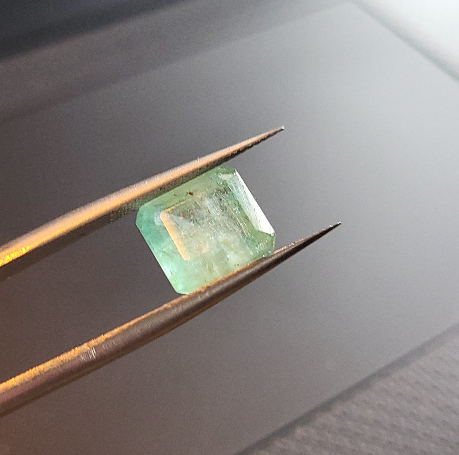 Top Natural Untreated Certified Vivid Green Ethiopian Transparent Emerald 4.55ct