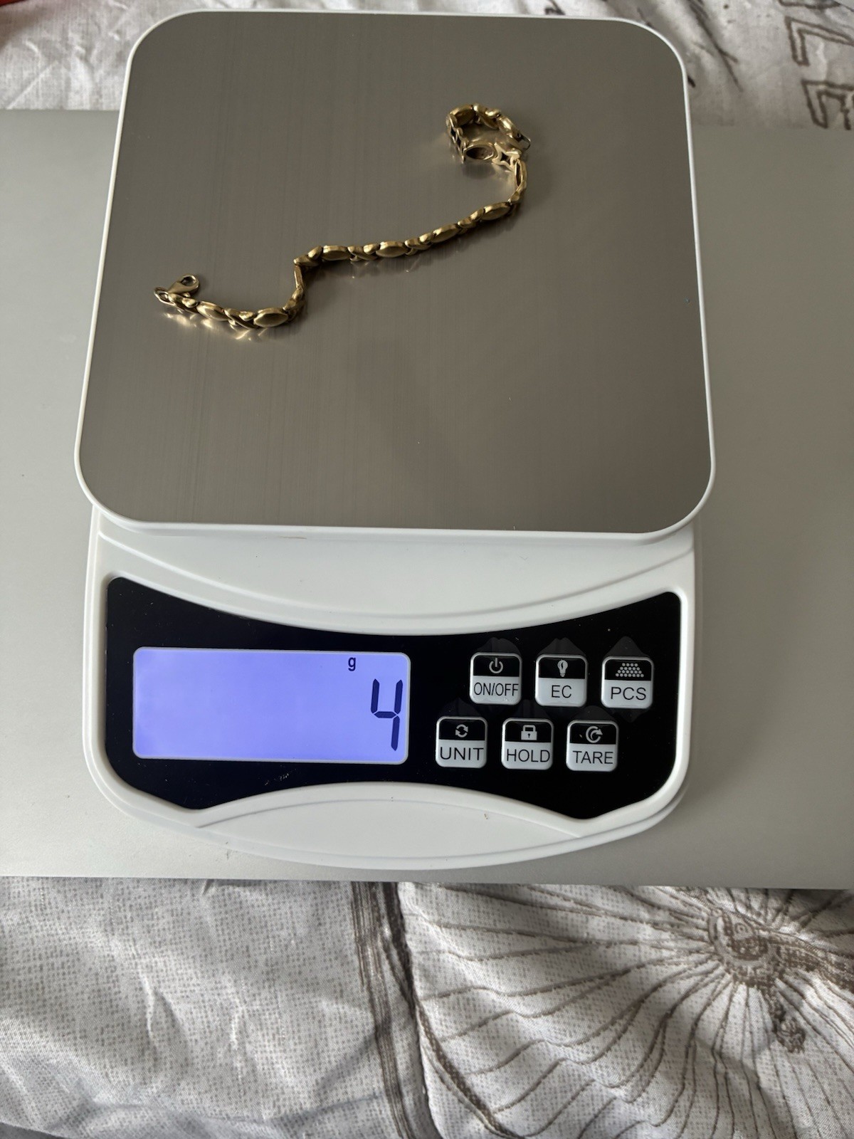 10k Gold Xoxo Vintage Bracelet 7 Inches