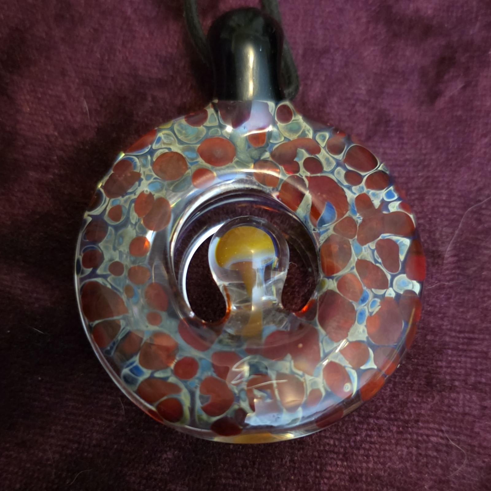 Mushroom Pendant – Handmade Glass