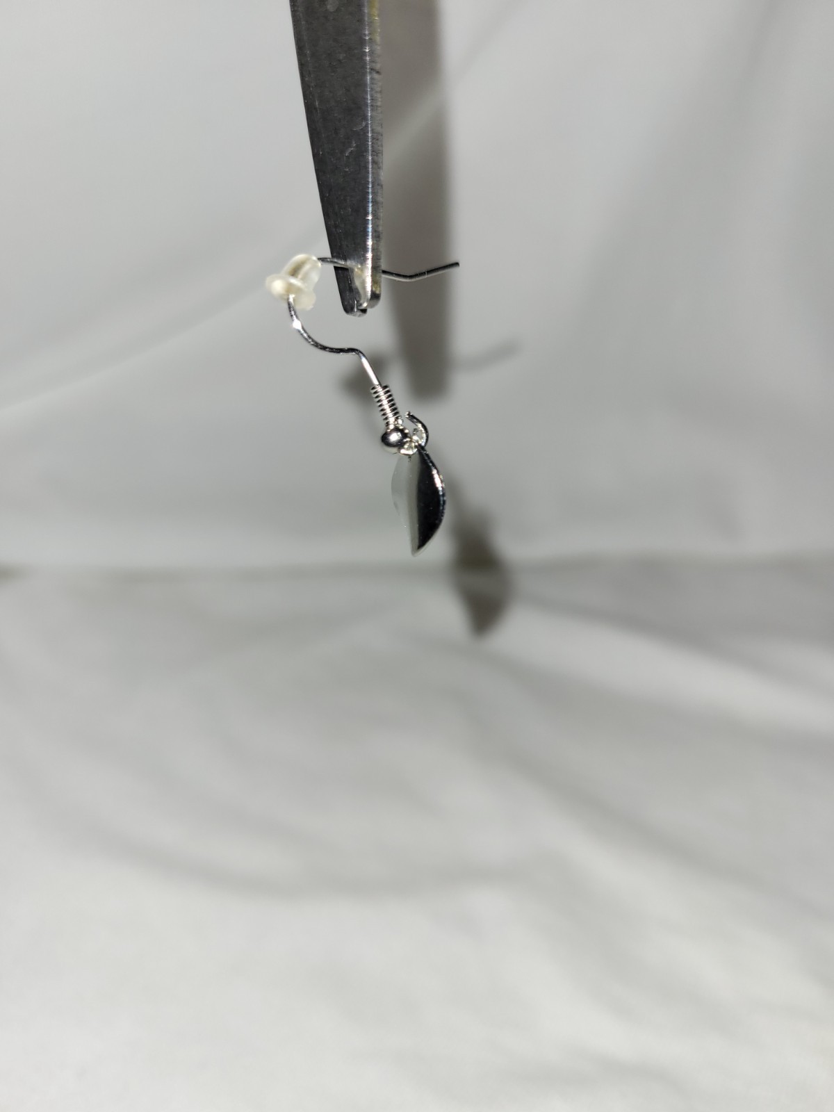 Silver earring set (2 hoop pairs, 1 Dangle pair, 3 “fake” magnetic studs)