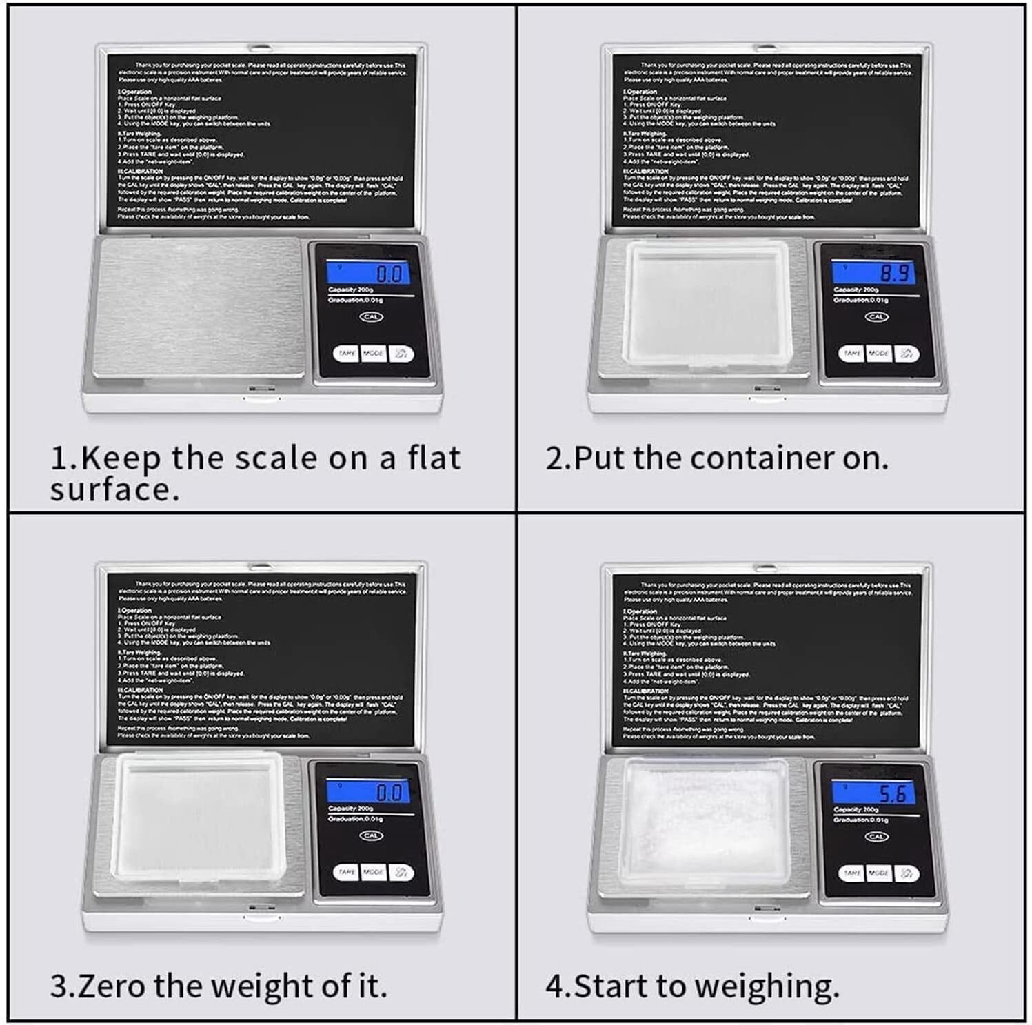 Jewelry Diamond Tester Mini Scale Magnifying Kit Professional Gem Selector