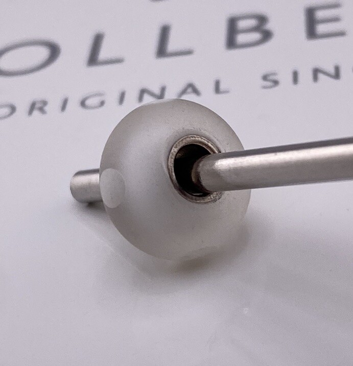 Trollbeads White Sand Extremely Rare Bead