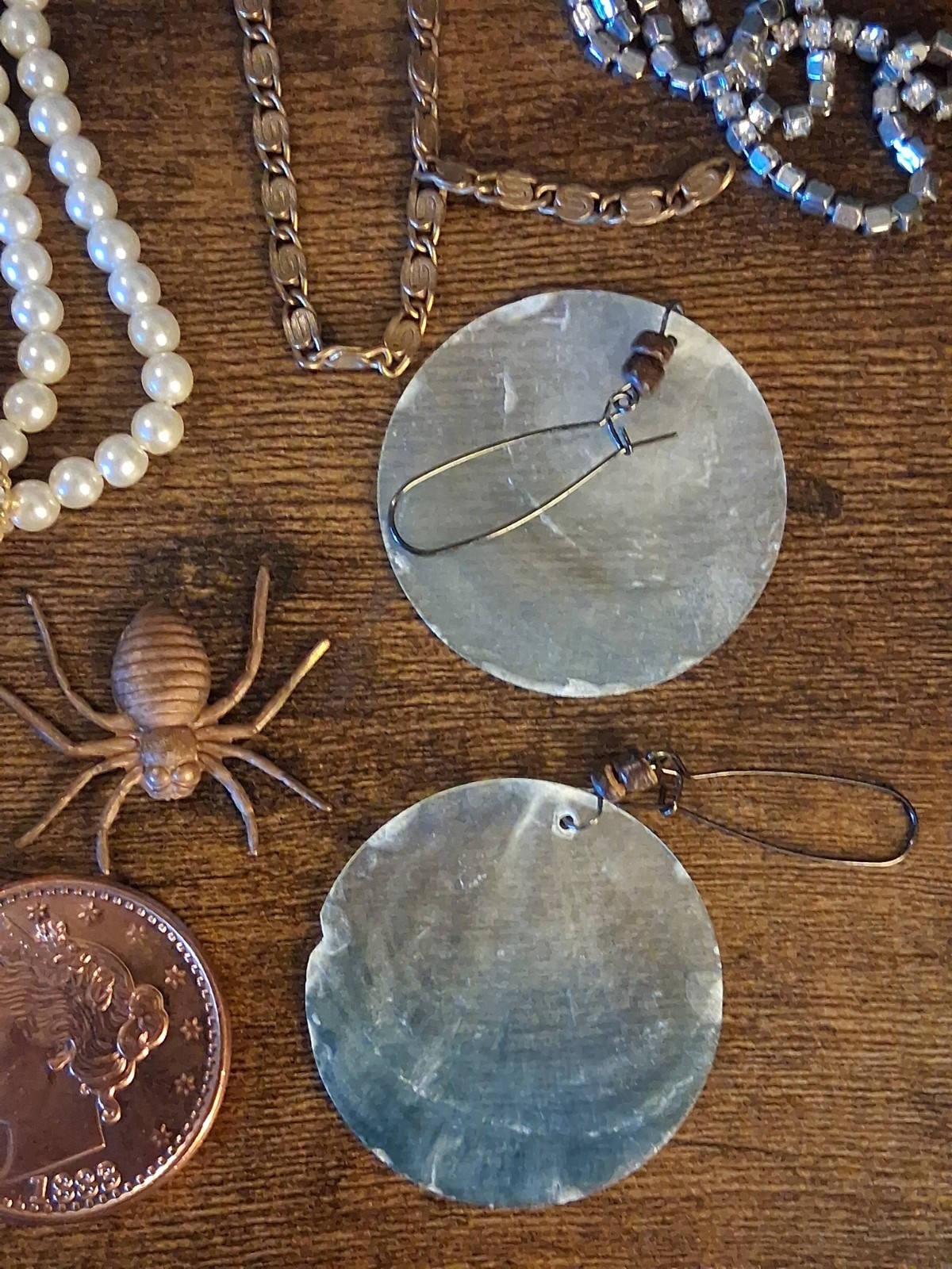 Assortment Costume Jewelry & Other Vintage Items Including 2 Ounces 999 Copper