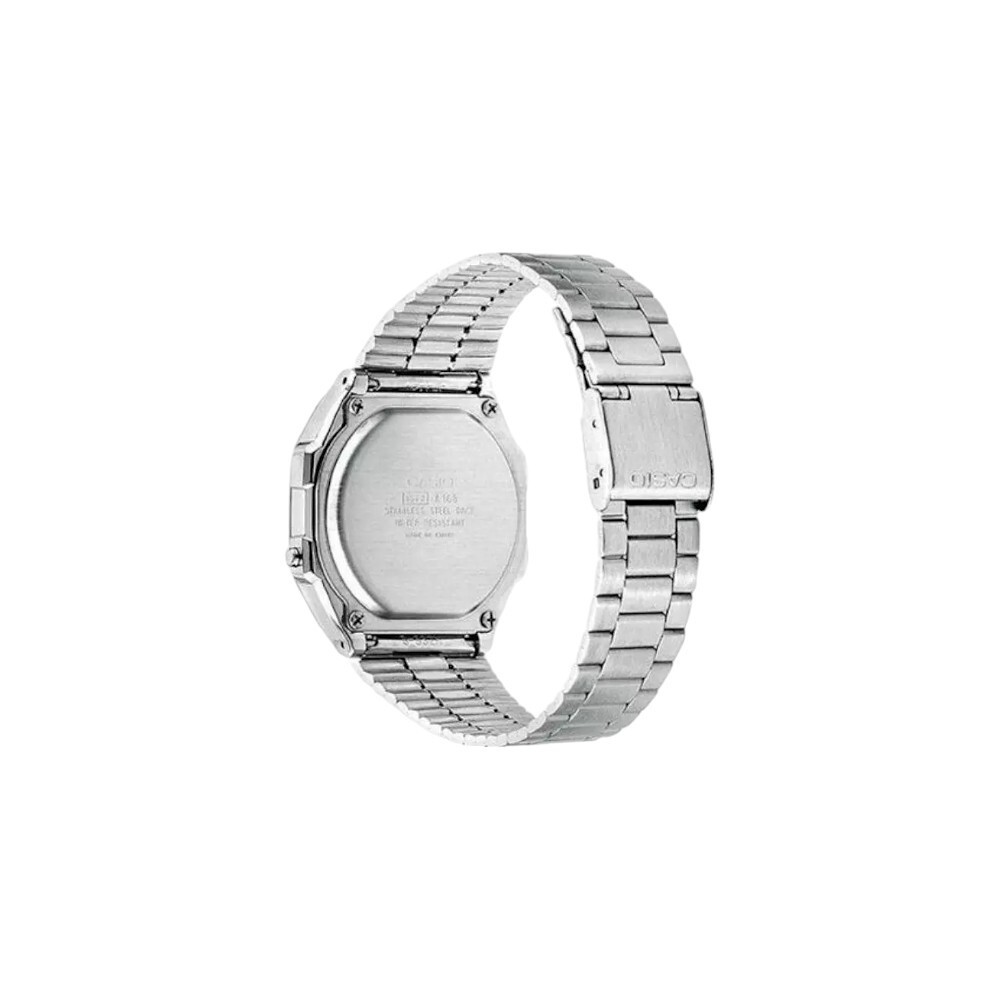 Casio A168WA-1W Digital Stainless Steel Alarm Illuminator Vintage Watch A168WA-1