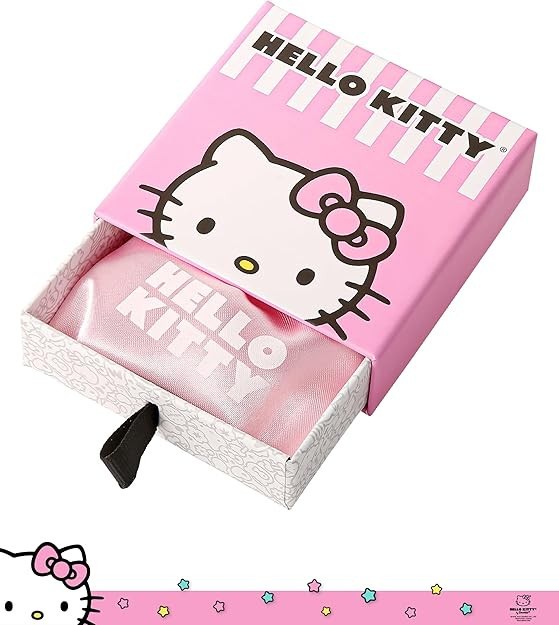 Hello Kitty Sanrio Women’s Rainbow Necklace 18″ 18kt Gold Flash-Plated Necklace