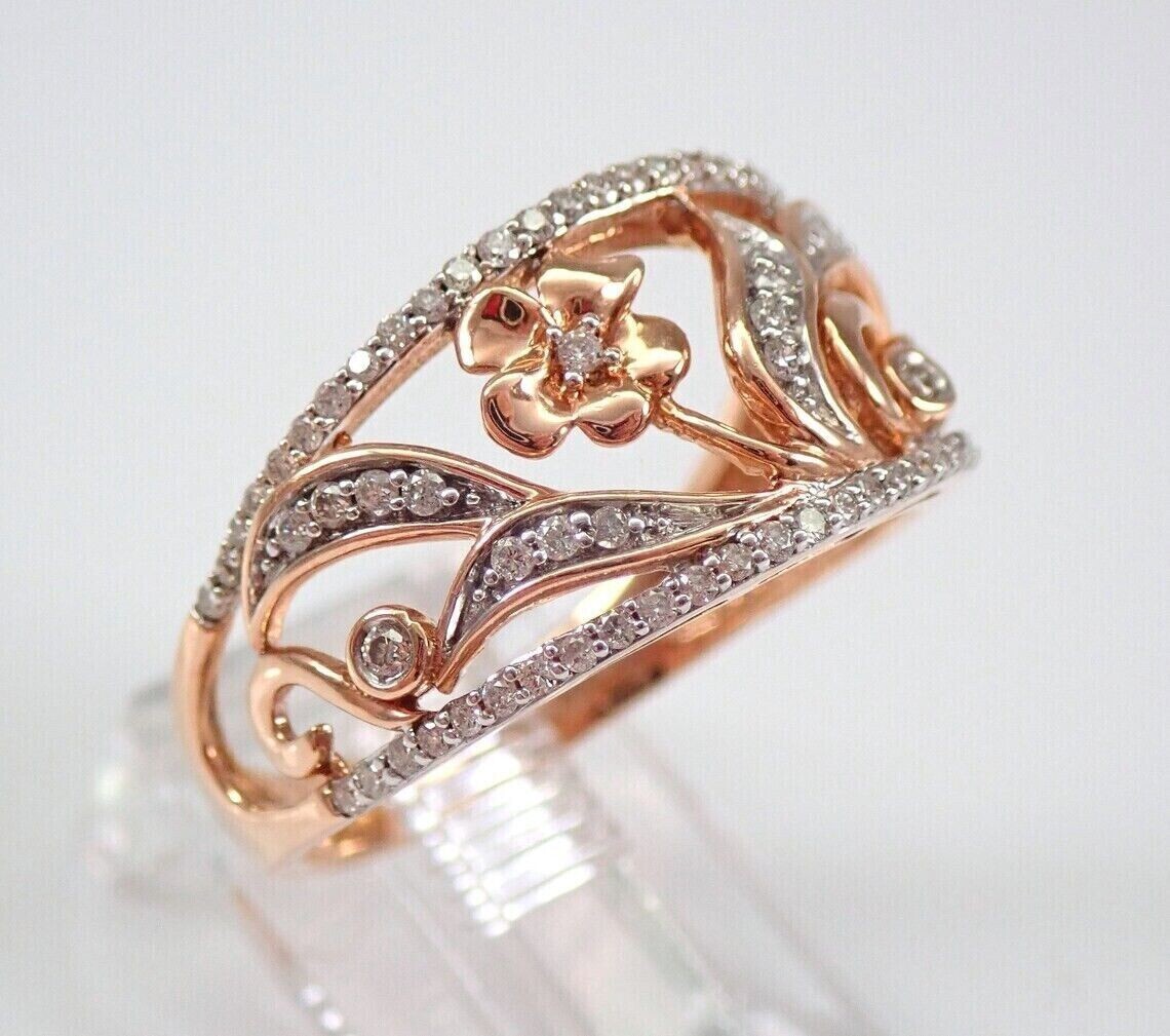 2.23Ct Round Lab Created Diamond Women’s Band Ring 14K Rose Gold Plated Silver