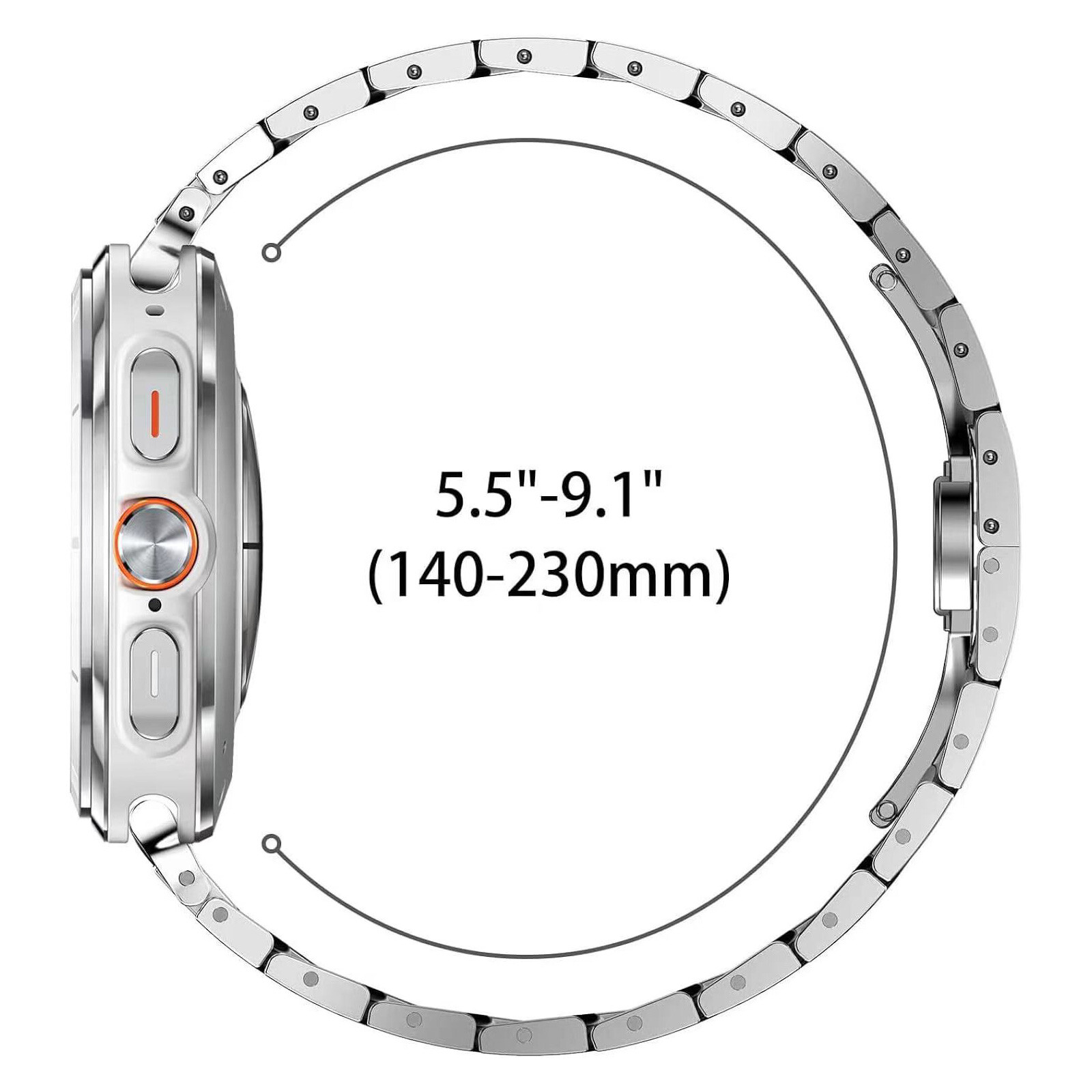 Fashion Business Stainless Steel Band For Samsung Galaxy Watch 7 Ultra Band 47mm