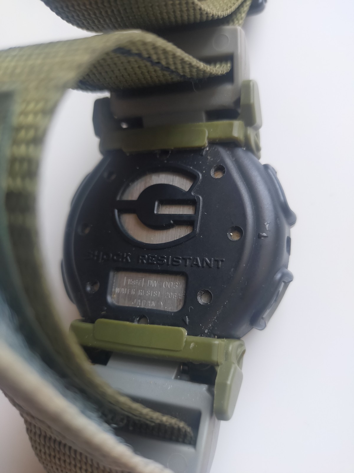 Casio G-Shock DW-003 Gio Estevez 21st C.B. Rare Japan 1587 Military Watch
