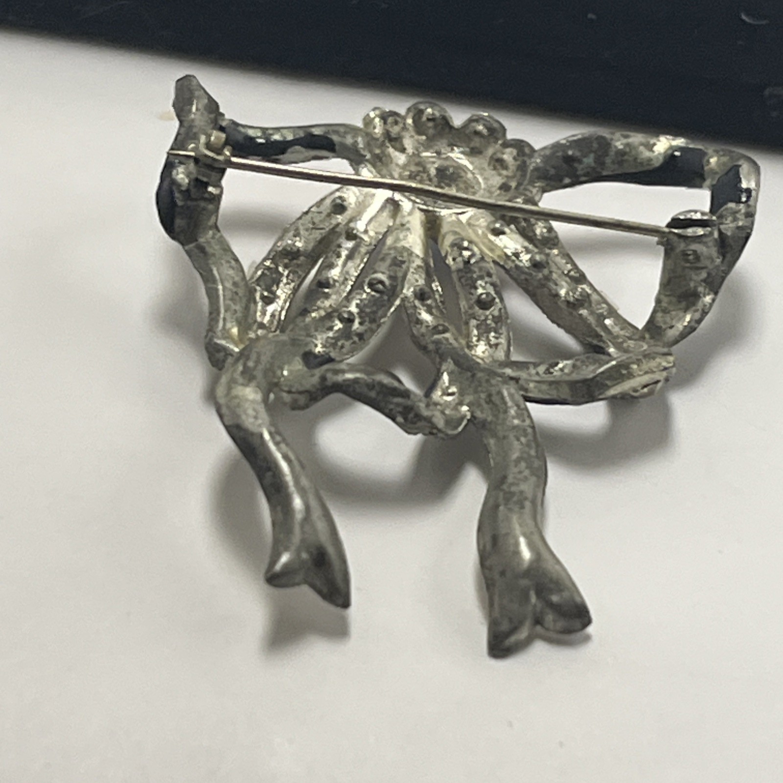 Vintage Marcel Boucher Bow Knot Brooch, See Photos, RARE ART DECO COLLECTIBLE!