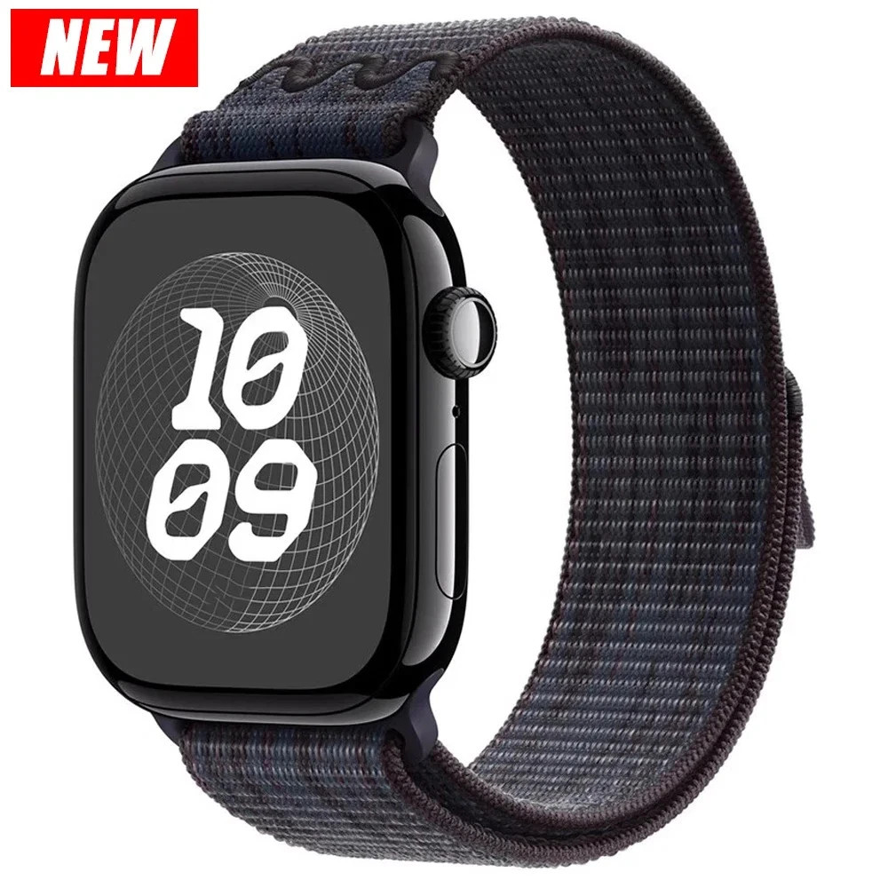 Nylon Classic Sport Loop bracelet correa Apple watch series 9 8 7 5 4 3 Ultra SE