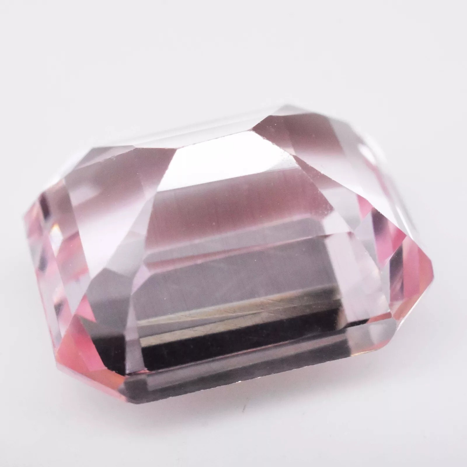 Beautiful Emerald Cut 10+ Ct Morganite Natural EGL Certified Loose Gemstone