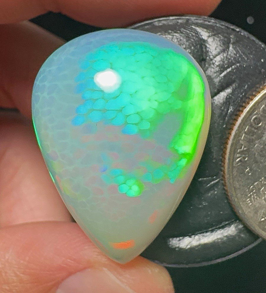 Ethiopian Opal with Honeycomb 30.90 carats